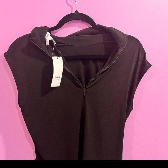 Calvin Klein Black Asymmetrical Top - Picture 4 of 4